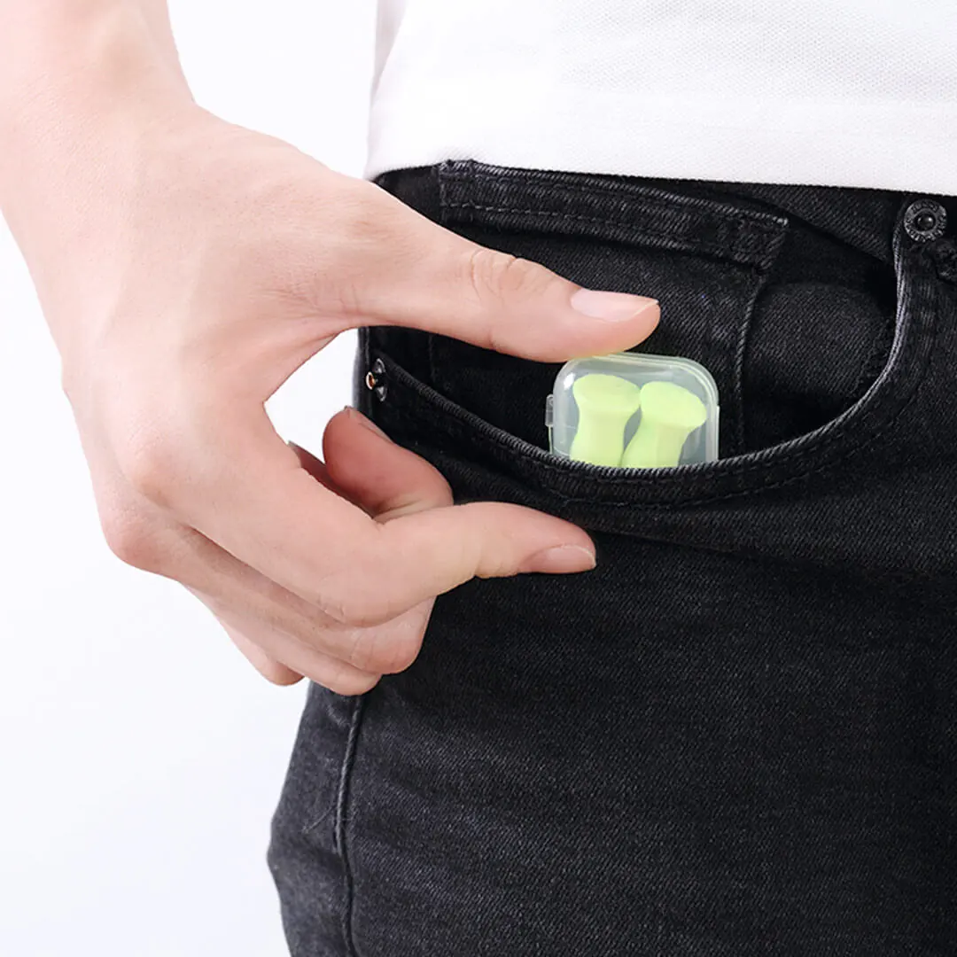 گوش گیر خواب ضد نویز شیائومی Miaomiaoce مدل EarPlugs 2 Miaomiaoce Noise resistant Sleep Earplugs 5 Pairs Wear Comfortable with Portable Storage Box Noise Reduction