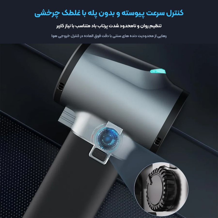 جت فن توربو شارژی و دمنده بوستر Booster مدل TF64A2 4 غلطک تنظیم سرعت پیوسته جت فن توربو شارژی بوستر TF64A2