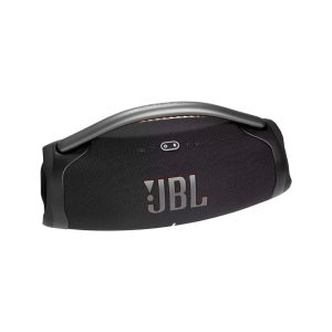 اسپیکر بوم باکس ۳ جی بی ال JBL Boombox 3 رنگ مشکی با دسته آلومینیومی و رادیاتور پسیو