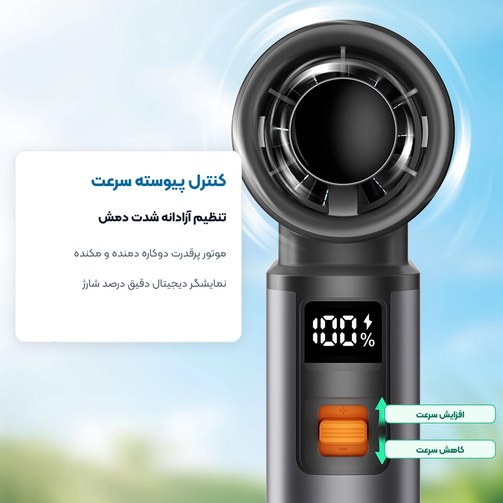 کلید کنترل پیوسته سرعت دمش جت فن توربو شارژی مدل F1