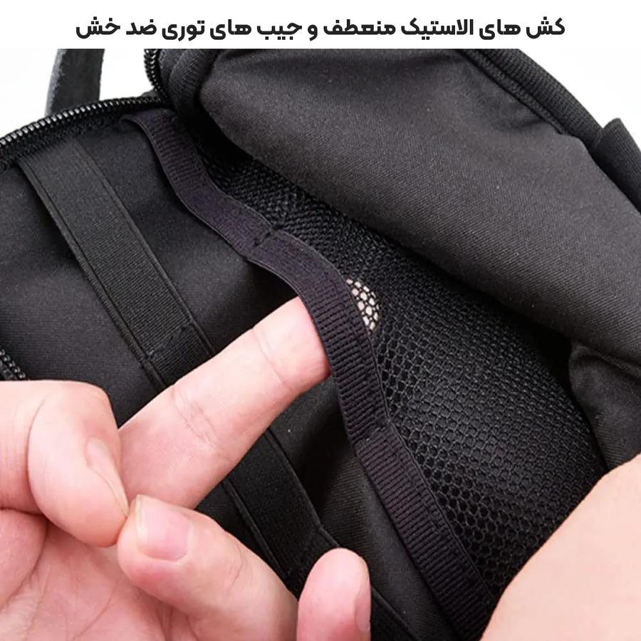 کیف دستی مسافرتی اکسسوری ویوو WIWU مدل Salem Travel Pouch 6 نگهدارنده های کشی و جیب های توری کیف دستی اکسسوری ویوو Salem