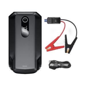 پاوربانک و جامپ استارتر خودرو بیسوس Baseus مدل Super Energy Max CGNL020001 ظرفیت ۲۰۰۰۰ میلی آمپر ساعت (جامپ استارتر بیسوس ۲۰۰۰۰)