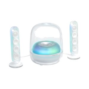 عکس اصلی اسپیکر بلوتوثی هارمن کاردن Harman Kardon مدل SoundSticks 5 با بدنه شفاف