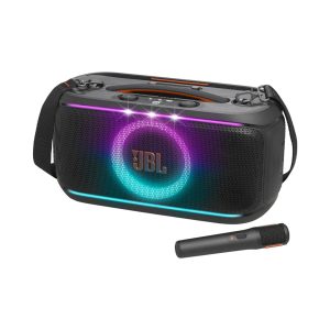 عکس اصلی اسپیکر بلوتوثی قابل حمل جی بی ال JBL مدل PartyBox On the Go 2 به همراه میکروفون بی سیم