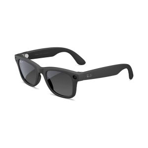 عکس اصلی عینک هوشمند ری بن متا Ray-Ban Meta مدل Wayfarer مشکی مات لنز پلاریزه گرافیت RW4012 نسل دوم
