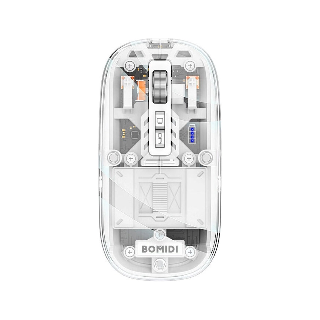 ماوس بی سیم شفاف شیائومی بومیدی Bomidi مدل GM1 اتصال سه حالته